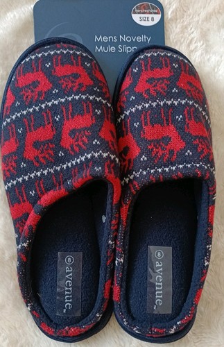 Men reindeer slippers size - reindeer,