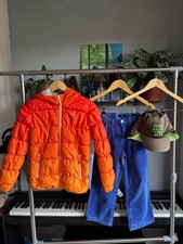Winter bundle orange jacket Icepeak 9-10 corduroy trousers LMTD 10 y o Diesel ha