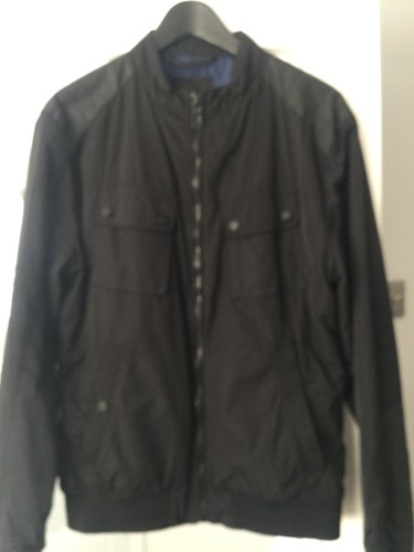 Zara black bomber jacket - jacket, xl
