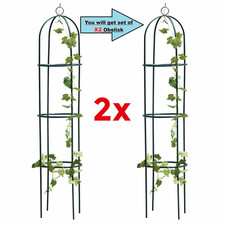 X2 1.9m Outdoor Garden Metal