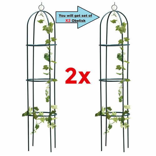 Outdoor garden metal - x2, 1.9m