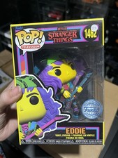 Eddie Stranger Things Blacklight Funko Pop #1462