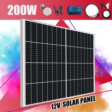 200W 12V Mono Solar Panel Kit
