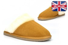 Womens Suede Slippers Ladies