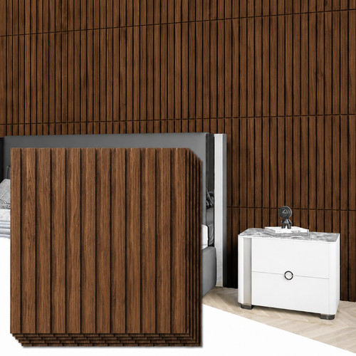 Grooved slat wall panel - grooved,