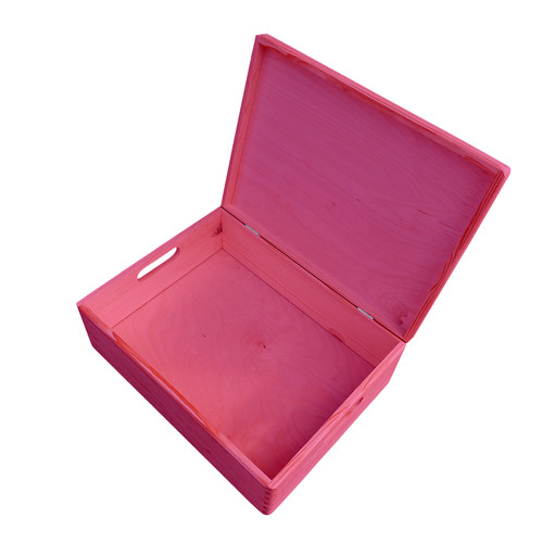 Large wooden box toy - wooden,