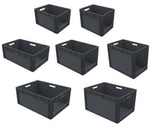 Plastic Stacking Order Pick Bins Open Fronted Euro Stacking Boxes