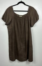 Chalet Linen Shift Knee Length