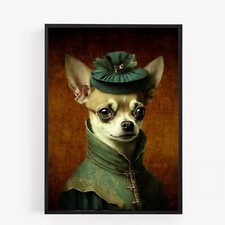 Royal Chihuahua dog Vintage