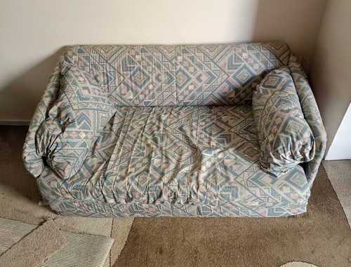 Small used sofa bed - small,