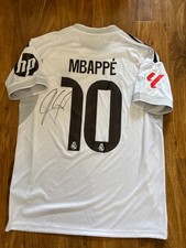 Kylian Mbappe hand signed Real