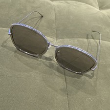 Charles and Keith Sunglasses Swarovski Blue Crystals Karl Zeiss Vision