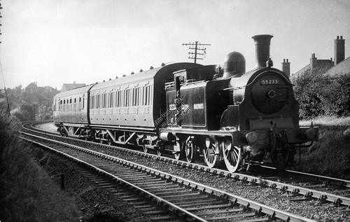 1949 murrayfield train - train, station