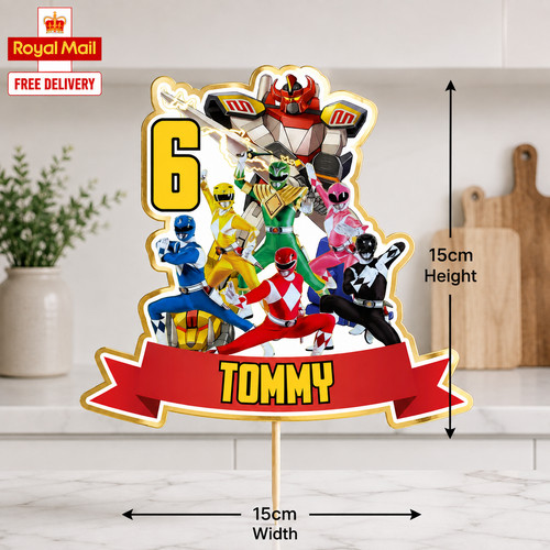 Power rangers cake topper - rangers,