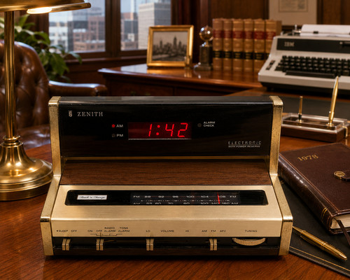 Vintage zenith j465w billboard - zenith,