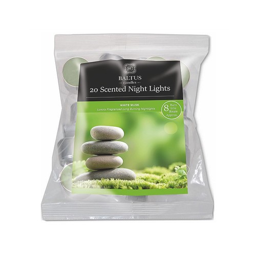 20pcs white musk scented - 20pcs,