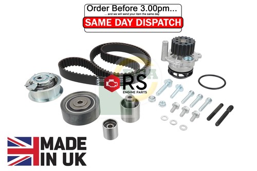 Timing belt kit water - kit, pump