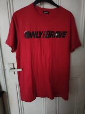 DIESEL “Only The Brave” Men's Red T-Shirt, Size Small
