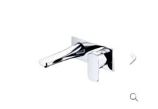 New Sottini 'Ceno' wall mounted polished chrome basin filler RRP £399