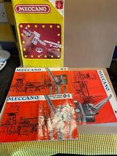 job lot of instructions Vintage MECCANO-INSTRUCTIONS