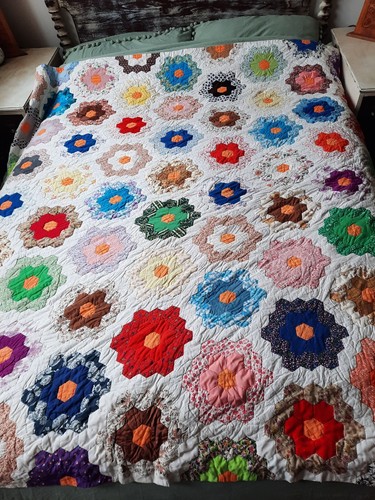 Vintage handmade 50p - handmade, patchwork