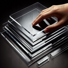 A1 A2 A3 A4 A5 Sizes Clear Black White Frosted Acrylic Perspex Plastic Sheets