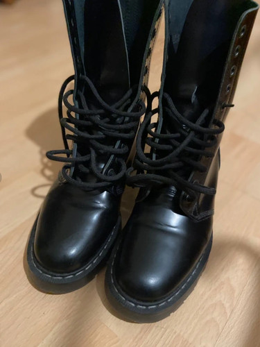 Black shine solovair - black, hi-shine