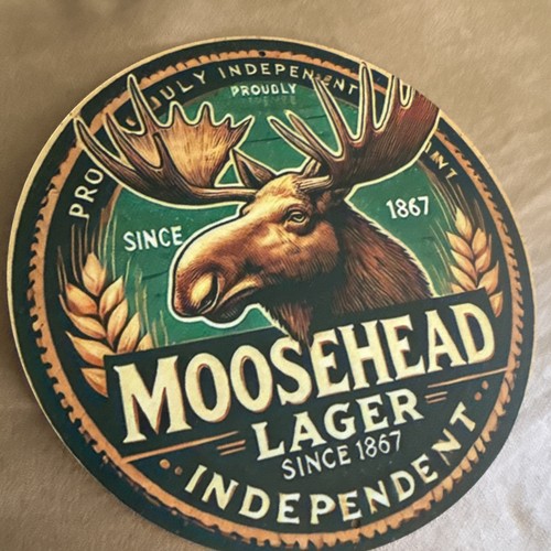 New moosehead lager - “new”,