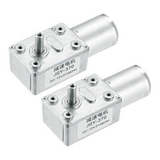 2Pcs DC 12V 210 RPM Worm