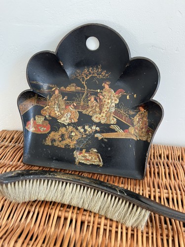 Antique chinoiserie crumb - chinoiserie, tray
