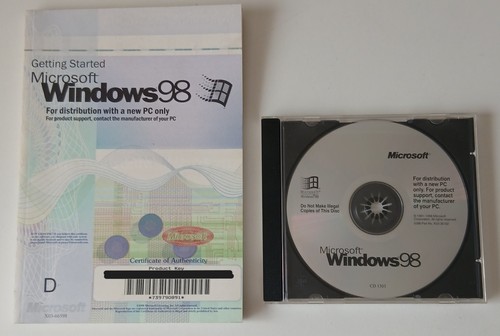 Microsoft windows oem cd - 98,