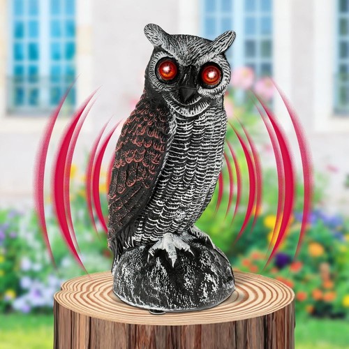 Solar bird repellent owl - owl,