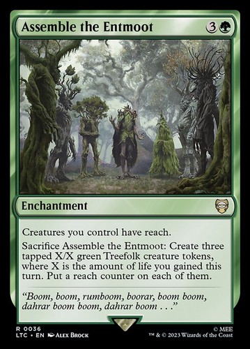 Mtg assemble the - assemble, ~
