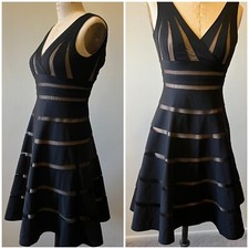 Retro Swing Black Dress