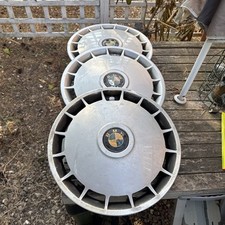 3 x BMW 15" Wheel Trims Genuine 1980-1990