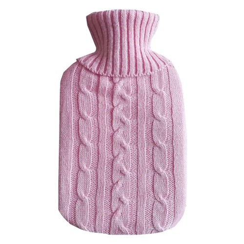 Hot water bottle with cover - bottle,