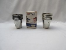 6 vintage Tala Dariole Madeleine tin plate baking tins moulds + 5 others