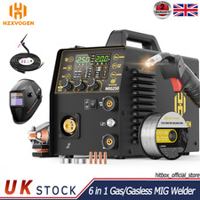 6in1 MIG Welder 250A 220V Aluminium MIG Lift TIG ARC Spot MIG Welding Machine UK