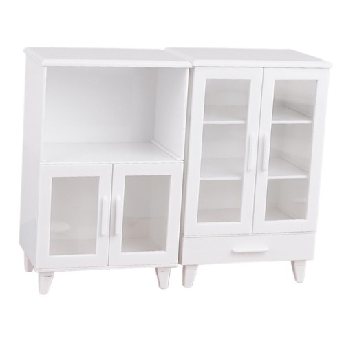 Dollshouse cupboards white - ,,