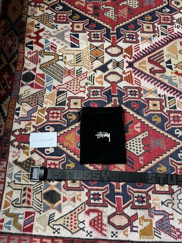 Stussy studded belt black - belt,