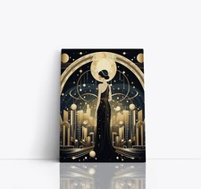 Art Deco 1920's Lady Vintage