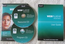 Serif WebPlus X2 Website Design Double CD ROM with User Guide