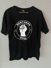 Vintage Northern Soul Big Logo Print T Shirt Size M