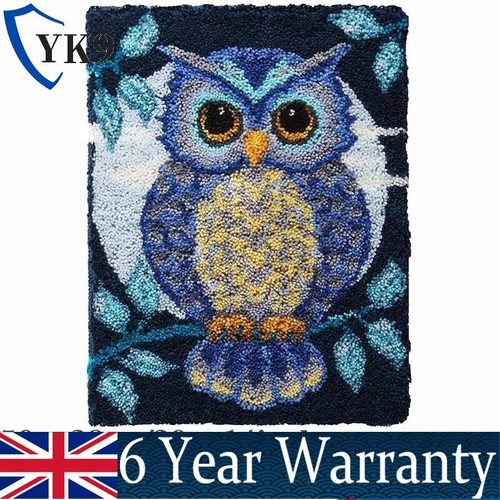 Owl latch hook rug - owl,