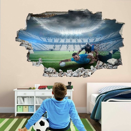 Rugby stadium players wall - stadium,