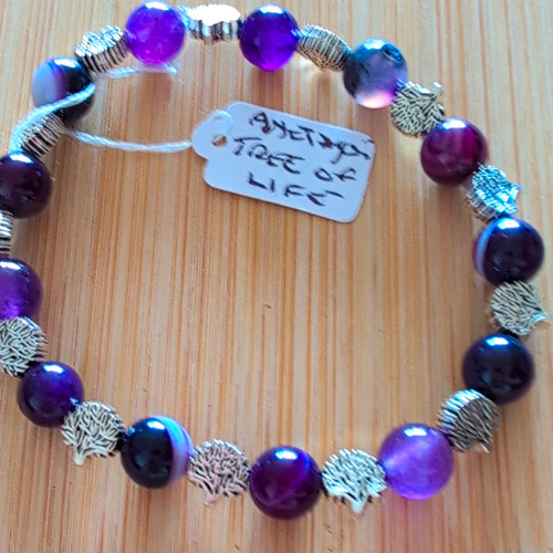 8mm amethyst purple round - amethyst,