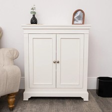 Two Door Small Sideboard/Shoe Cabinet - Daventry Ivory Range