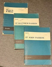 Novello Choral Vocal Scores