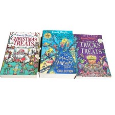 Enid Blyton Bundle X 3 Magic Faraway Tree Collection Christmas Treats Halloween