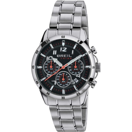 Breil tribe chrono date steel - date,